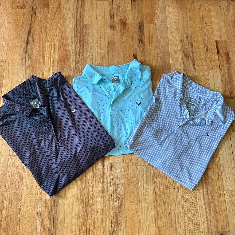 Callaway Men's Performance Golf Polo - Big and Tall Bundle